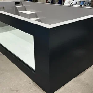 piscina de polipropileno de 6,5 mx 2,5 m con ventana de 4 m