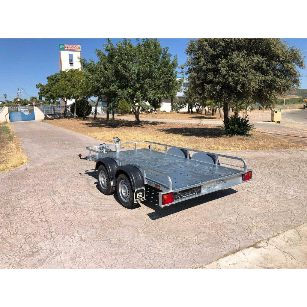 remolque plataforma porta buggie galvanizado
